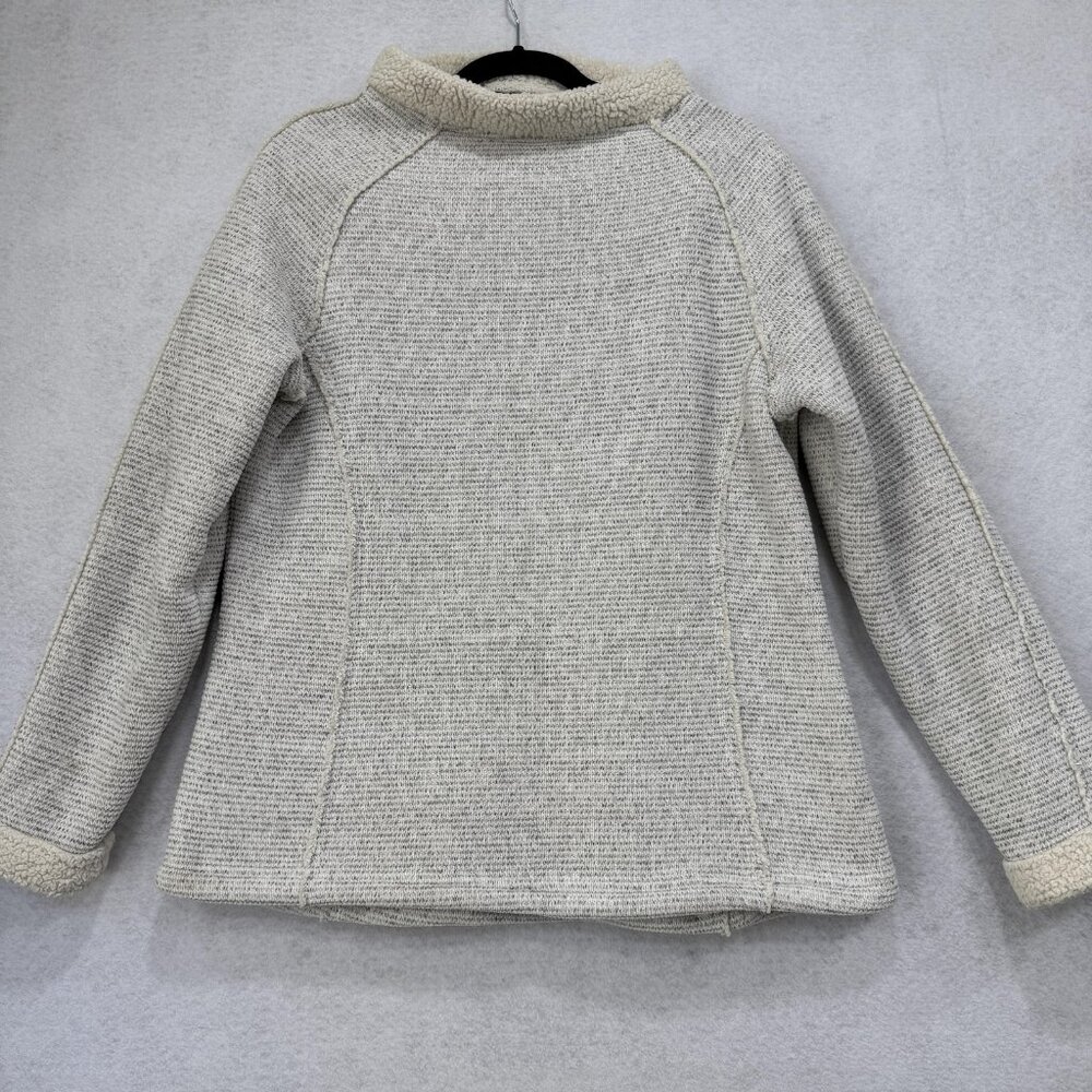 Wooly Bully Wear Jacket Womens Medium Sherpa Fleece Lined Pullover Cozy Warm